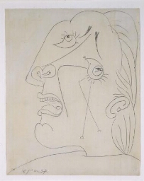 Cabeza llorando (IV). Postscripto de «Guernica»