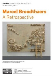 Marcel Broodthaers: a retrospective : October 5, 2016-January 9, 2017.