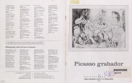 Picasso grabador: [exposición].
