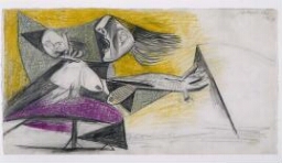 Madre con niño muerto (II). Dibujo preparatorio para «Guernica»