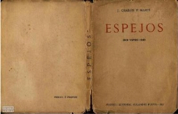 Espejos 1919. Verso. 1920 