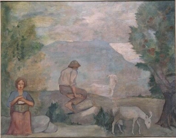 Pastores (Mural de la casa del Barón de Rialp)