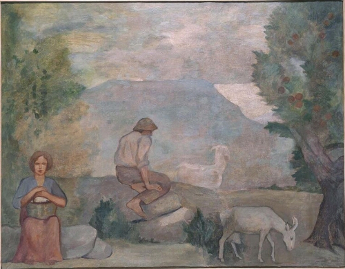 Pastores (Mural de la casa del Barón de Rialp)