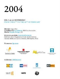Convocatoria 2004 - Presentación y bases