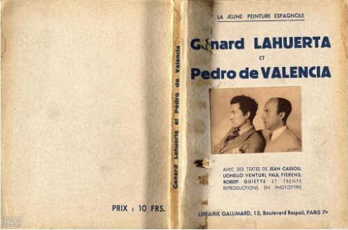La jeune peinture espagnole: Genaro Lahuerta et Pedro Valencia.