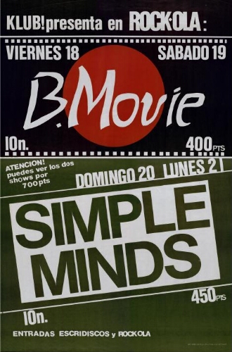 B-Movie. Simple Minds