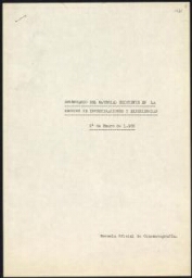 Inventario del material existente en la sección de investigadores y experiencias, 1º de enero de 1966 :Escuela Oficial de Cinematografía.