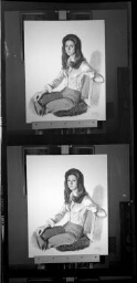 Negativos fotográficos de pinturas de Francisco Mateos.