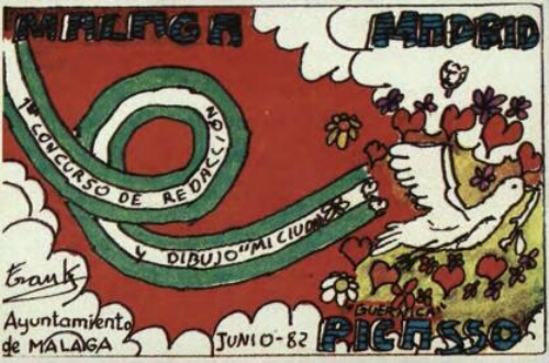 1er Concurso de Redacción y Dibujo "Mi Ciudad": Picasso, Guernica : Málaga, Madrid : junio-82.