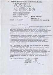[Carta] 1974 junio 21, Berlín, al Dr. Herzogenrath