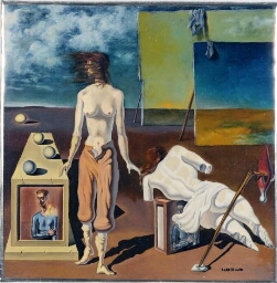 Surrealist Landscape with Nude and Landscape (Paisaje surrealista con desnudo y paisaje)