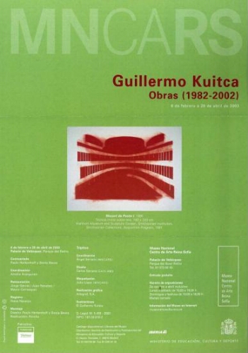 Guillermo Kuitca: obras, (1982-2002) : 6 de febrero a 28 de abril de 2003.