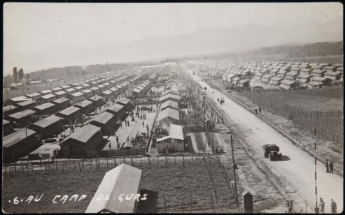 Campo de concentración de españoles en Gurs, Francia
