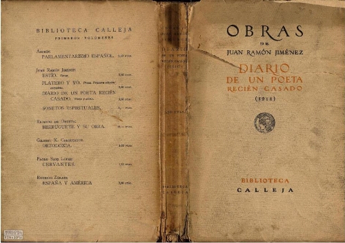Diario de un poeta recien casado (1916)