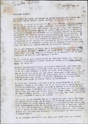 [Carta] 1983 noviembre 19, Madrid, [a los participantes en la exposición "Fuera de formato"?]