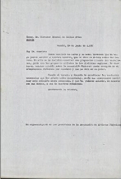 [Carta], 1970 jun. 20, Madrid, al Excmo. Sr. Director General de Bellas Artes, Madrid