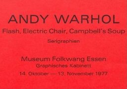 Ephemera - Andy Warhol