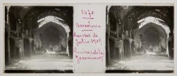 Barcelona. Sucesos de julio 1909. Ruinas de las Jerónimas