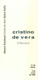 Cristino de Vera: dibujos : del 21 de marzo al 4 de junio de 1996.