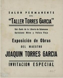 Exposición de obras del maestro Joaquín Torres García 