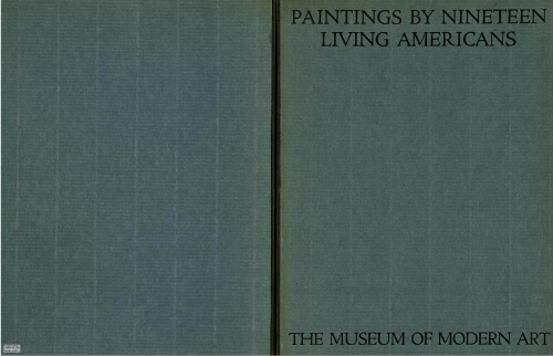 Paintings by nineteen living americans.
