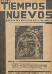 Tiempos nuevos - Revista de sociología, arte y economía