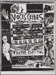 Cartel del concierto de «Voces Ceibes»