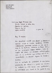 [Carta], 1988 jun. 22, Madrid, a Juan Miguel Hernández León, Madrid