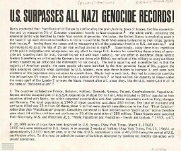 U. S. surpasses all nazi genocide records! /