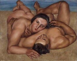 Couple à la plage (Pareja en la playa)