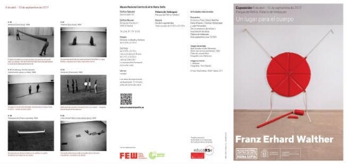 Franz Erhard Walther: un lugar para el cuerpo : exposición 6 de abril-10 de septiembre de 2017, Palacio de Velázquez.