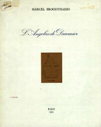L'Angélus de Daumier: catalogue 