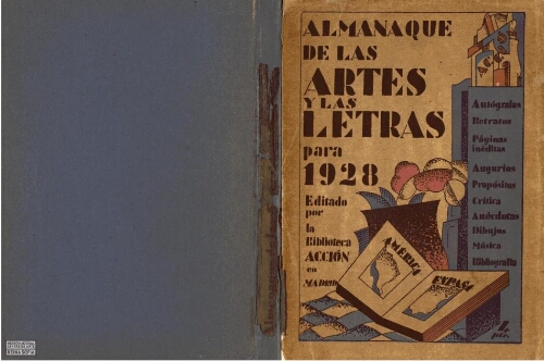Almanaque de las artes y las letras para 1928 /