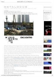 Encuentro: Madrid Abierto 2011-2012 - Dossier de medios