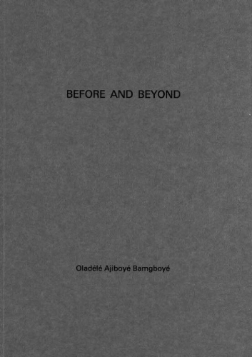 Before and beyond /