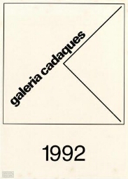 Galeria Cadaqués 1992