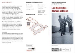 Lost modernities - Bauhaus and Spain