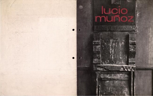 Lucio Muñoz: [exposición, desde noviembre 7 de 1967]