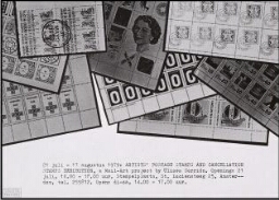Artists' postage stamps and cancellation stamps exhibition: a mail-art project by Ulises Carrión : 21 Juli-17 Augustus 1979.