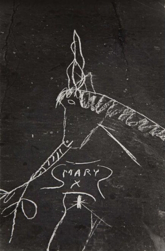 New York. Street Drawing, 1940 (Horse) (Nueva York. Dibujo callejero, 1940 [Caballo])