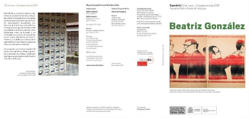 Beatriz González: exposición, 22 de marzo-2 de septiembre de 2018, Parque del Retiro, Palacio de Velazquez.