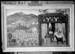 Negativos fotograficos de obras expuestas en la exposicion "Arte y Hogar" celebrada en Madrid em diciembre de 1954.