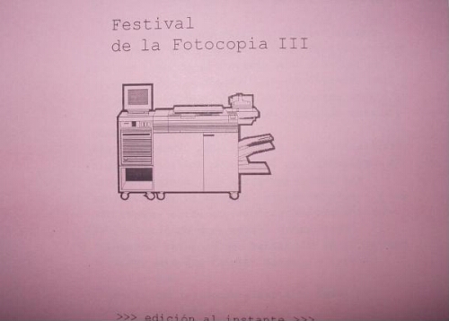 Proyecto Venus: Festival de la fotocopia III
