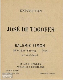 Exposition José de Togores