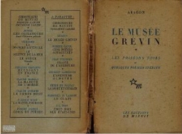 Le Musée Grévin. Les Poissons noirs et quelques poèmes inédits
