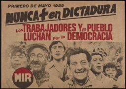 Nunca + en dictadura