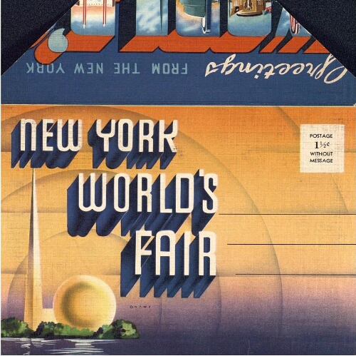 Greetings from the New York Fair 1939