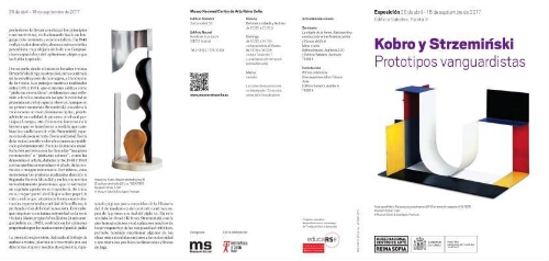 Kobro y Strzeminski: prototipos vanguardistas : 26 de abril-18 de septiembre de 2017.
