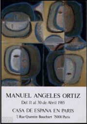 Manuel Ángeles Ortiz: del 11 al 30 de abril 1985, Casa de España en París.