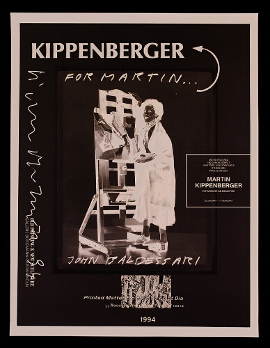 Martin Kippenberger. Pictures of an Exhibition. Metro Pictures. New York. 22 January-19 February. 1994 (Martin Kippenberger. Cuadros de una exposición. Metro Pictures. Nueva York. 22 de enero-19 de febrero. 1994)